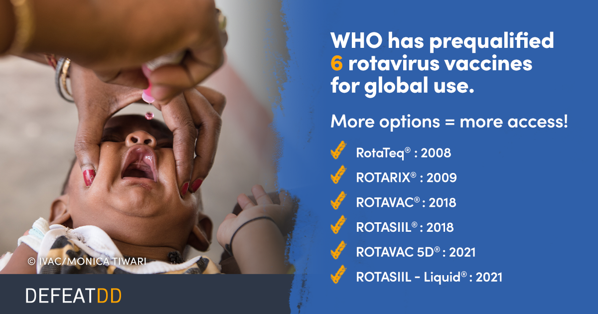 Rotavirus vaccines approved by the WHO