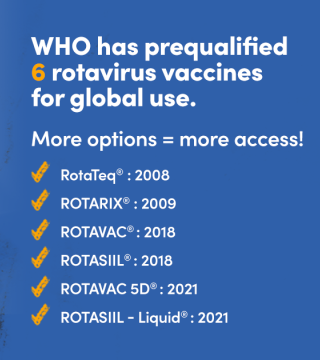 Rotavirus vaccines approved by the WHO